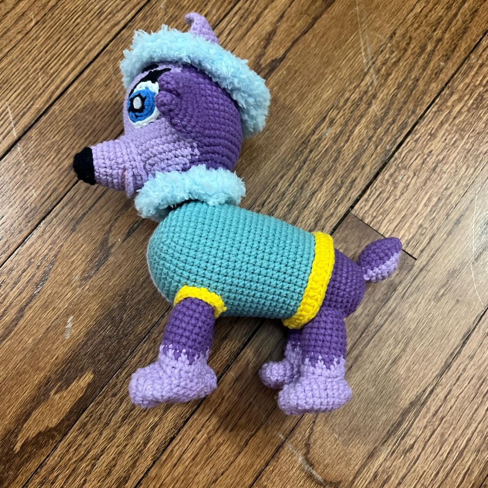 Handmade‎ Everest Paw Patrol Crochet Dog plush